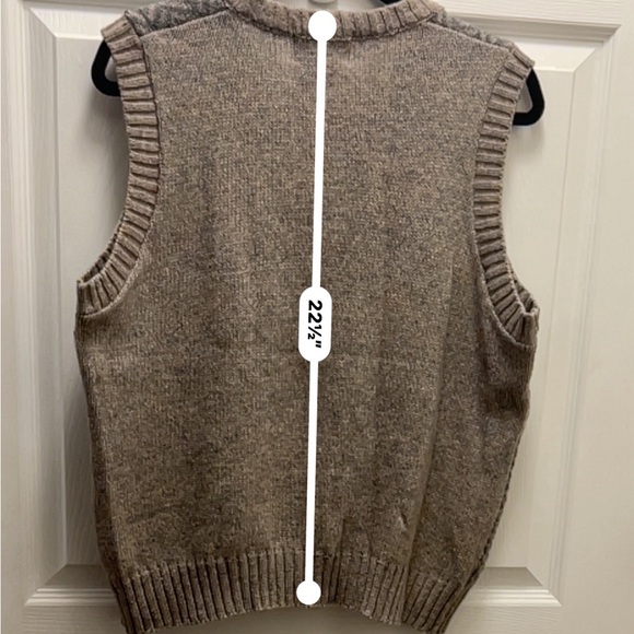 McGregor Wool Blend Vintage Grandpa Sweater Vest Size Large - Picture 4 of 6